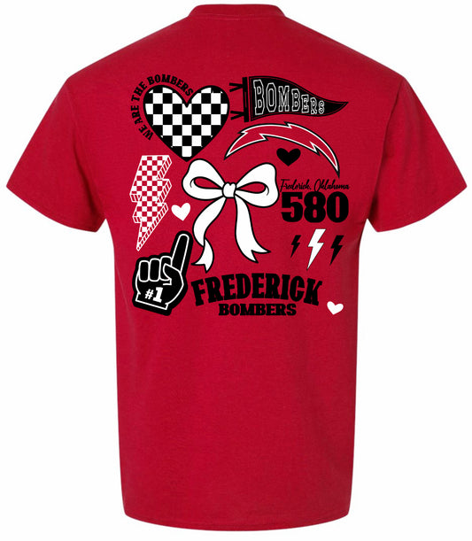 Frederick Bombers Red Spirit Shirt
