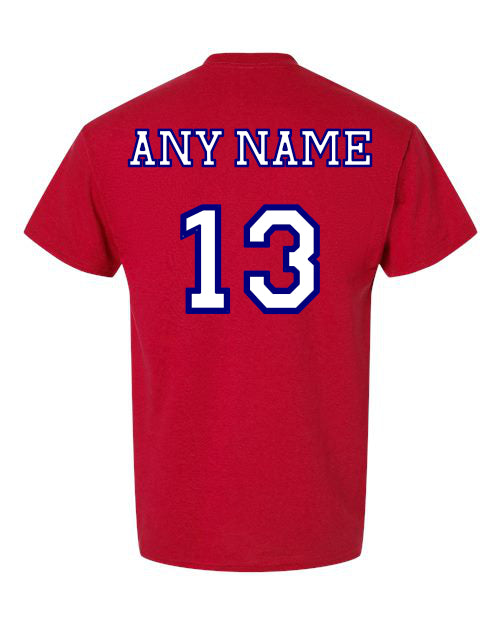 Lady Warriors 10U Baseball Custom T-Shirt 2-Sided