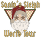 Christmas Santa's Sleigh World Tour DTF Transfer