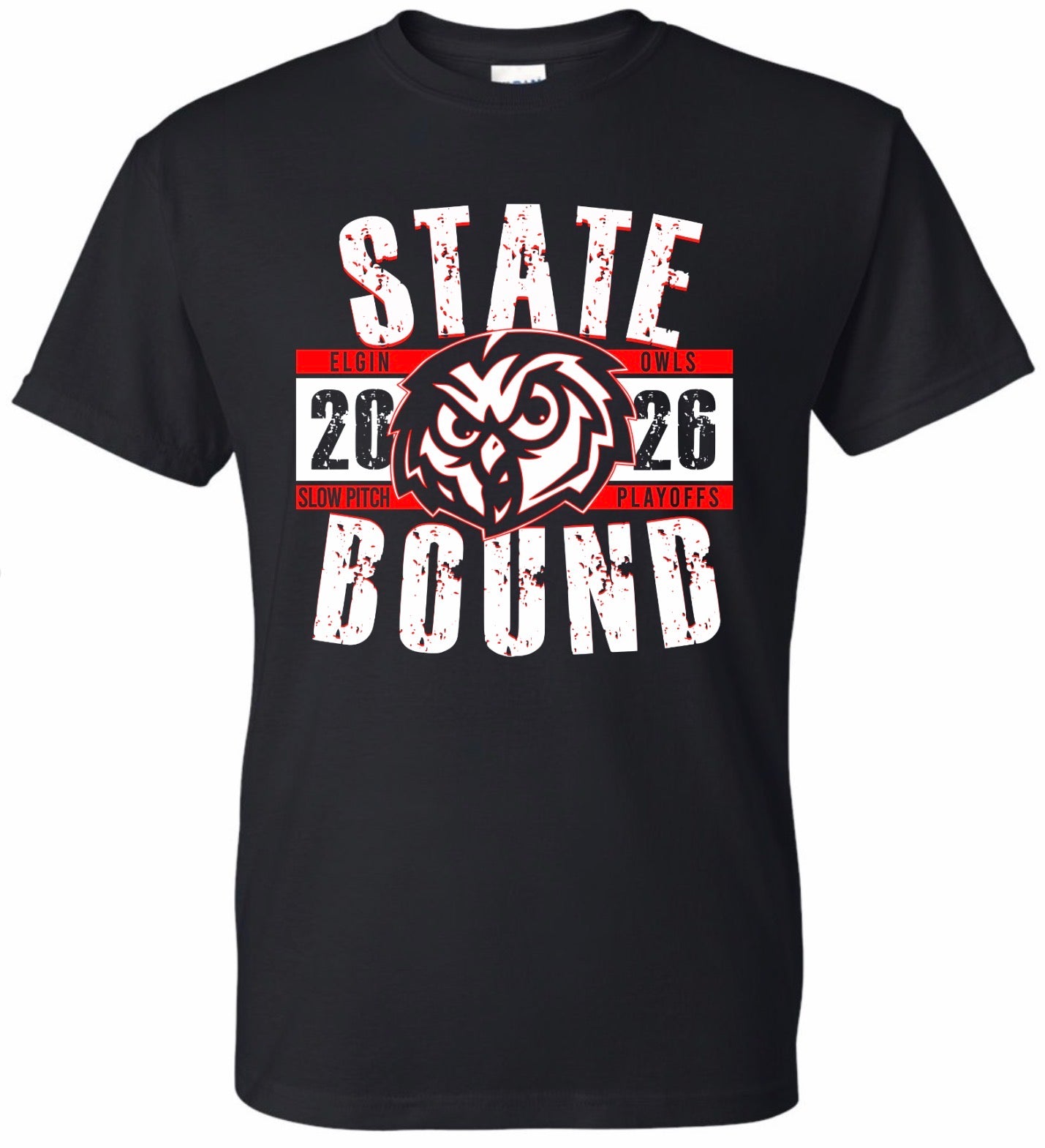 Elgin Lady Owls Slow Pitch State Tournament Shirts