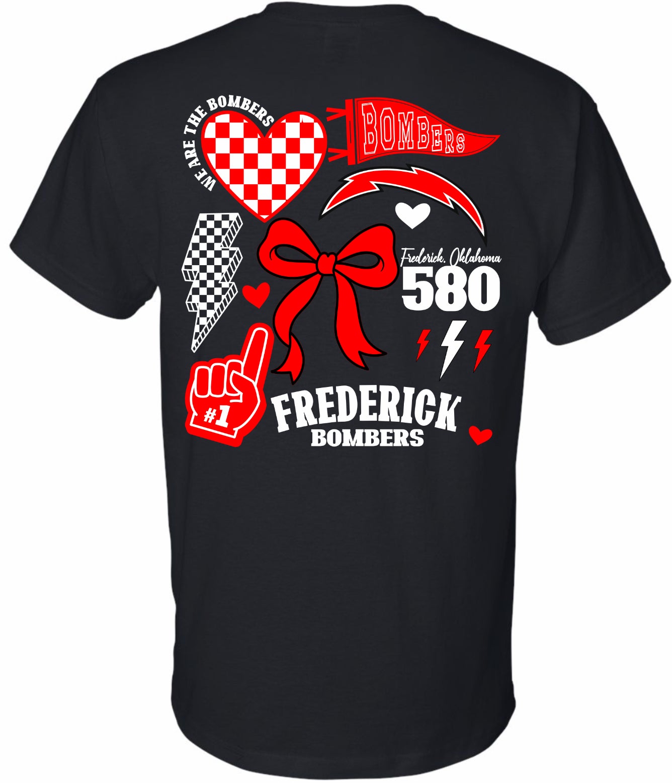 Frederick Bombers Black Spirit Shirt