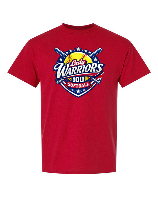 Lady Warriors 10U Baseball Custom T-Shirt 1-Sided