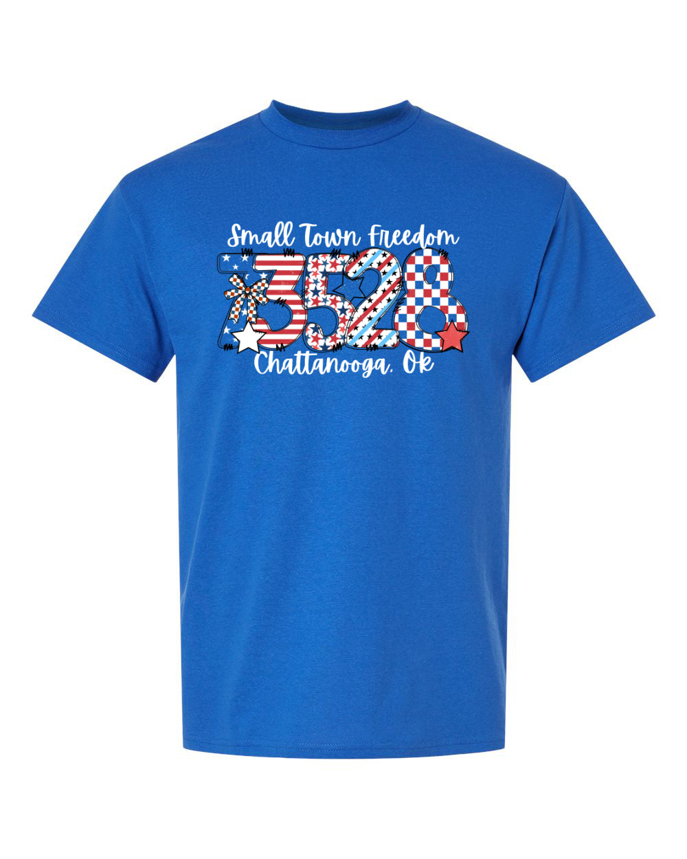 2025 Chatty Zip Code Independence Day Celebration T-Shirt