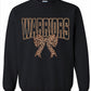 Warriors Leopard Bow Sweatshirt
