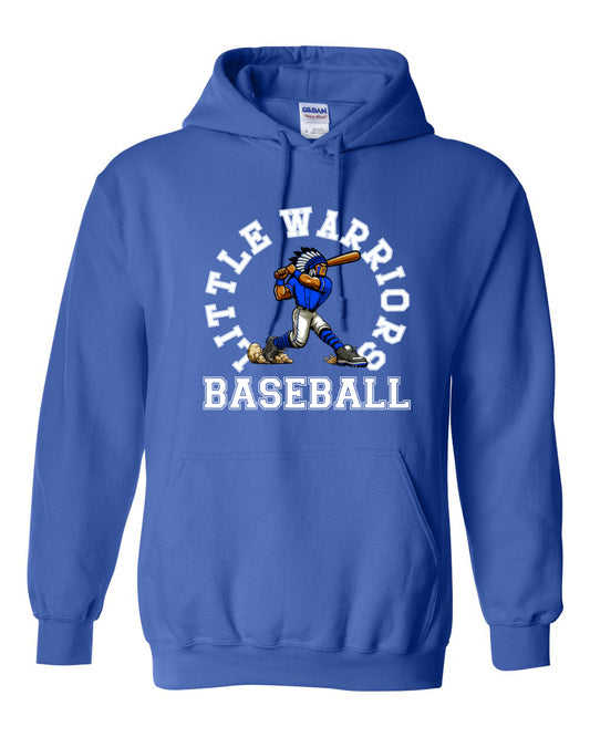 Chatty Little Warriors Baseball Hoodie 2-Sided