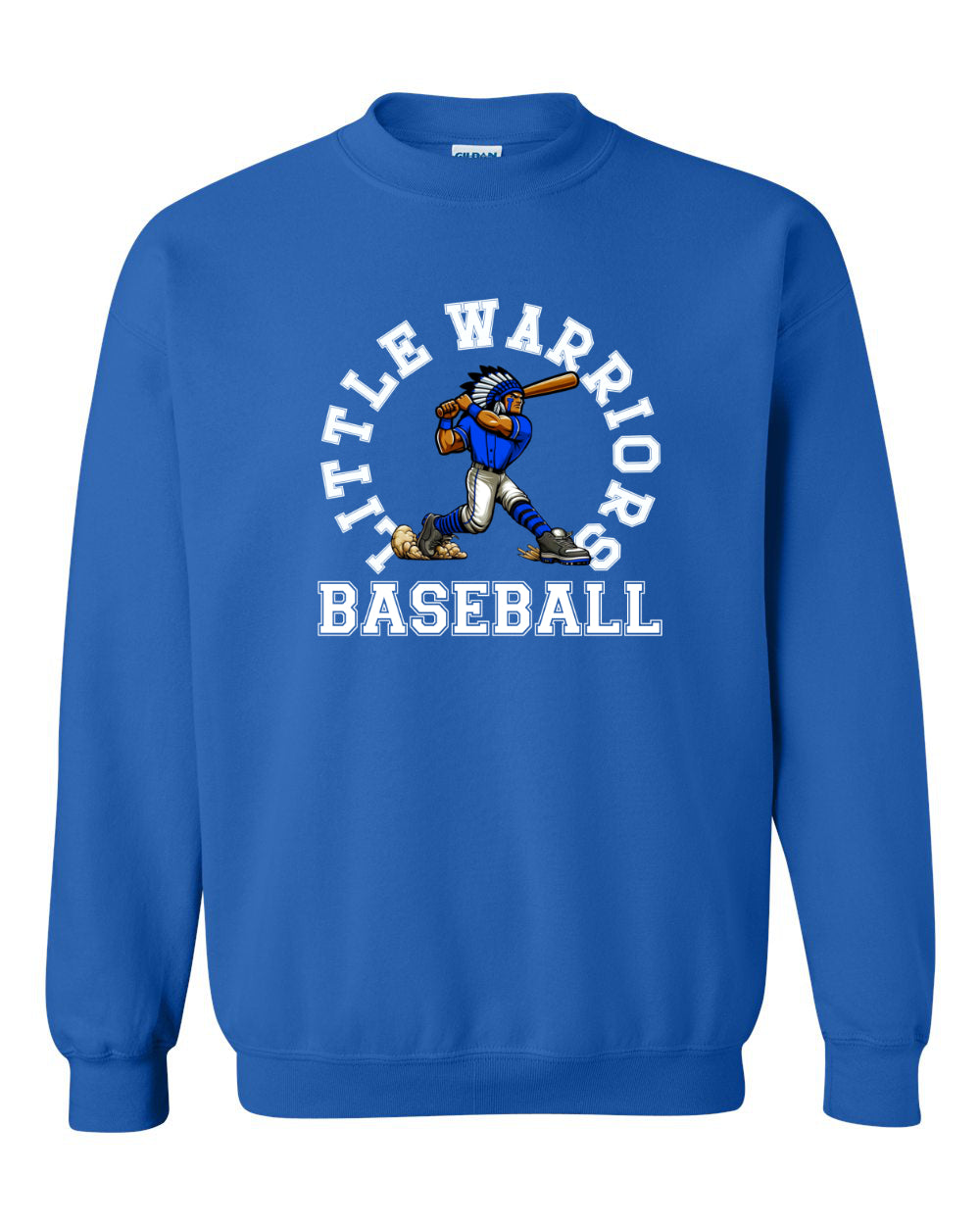 Chatty Little Warriors Baseball Sweatshirt 2-Sided Option